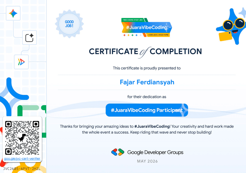 #JuaraVibeCoding Participant