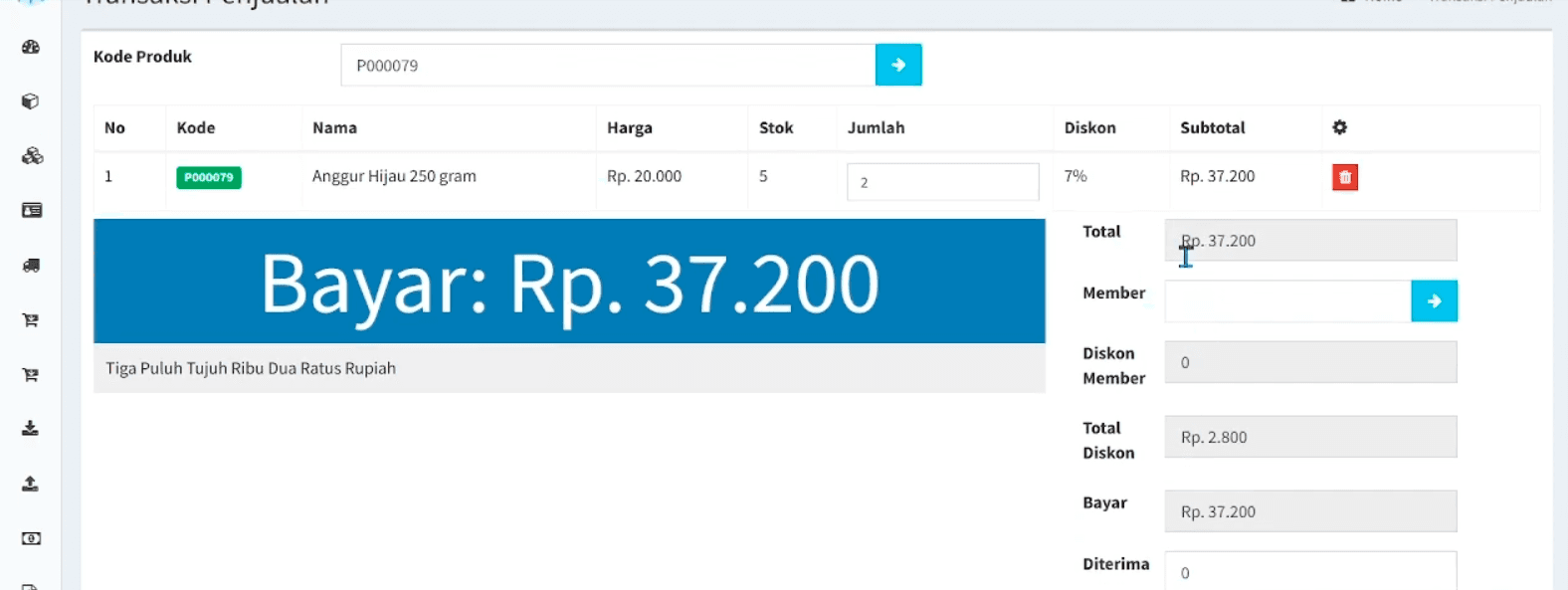 Kasir Aja - Point of Sale